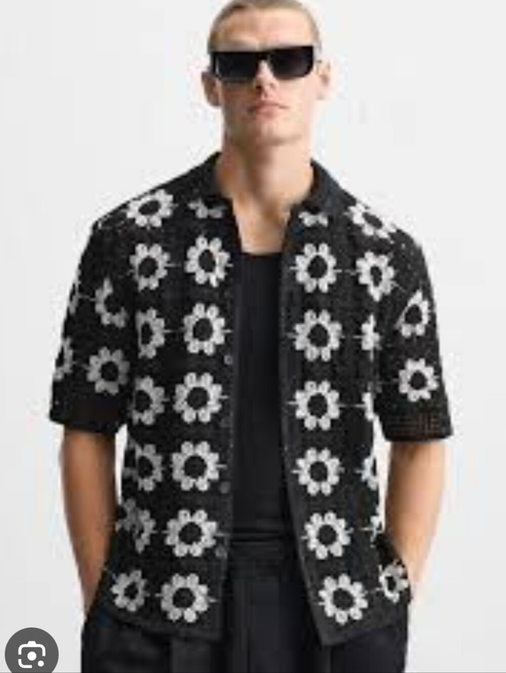Zara Men  Crochet Top